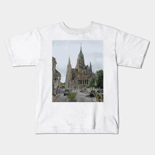 Norte Dame Rouen, France Kids T-Shirt